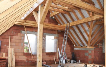 Hungladder attic trusses